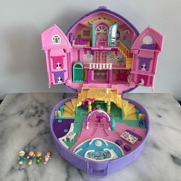 Polly Pocket | Vintage Bluebird Toys 1994 Wonderful Wedding Party Set People VTG - Picture 1 of 9